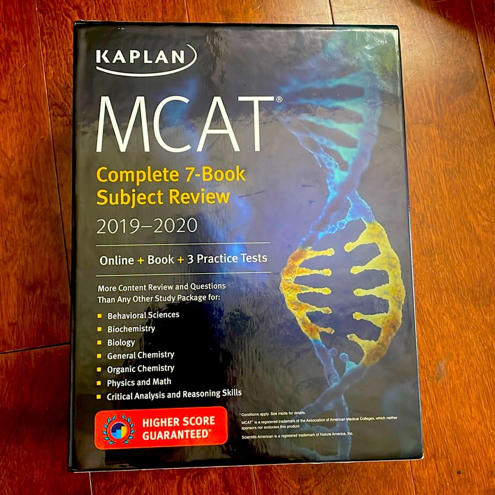 Kaplan 2019-2020 MCAT Books 1/3